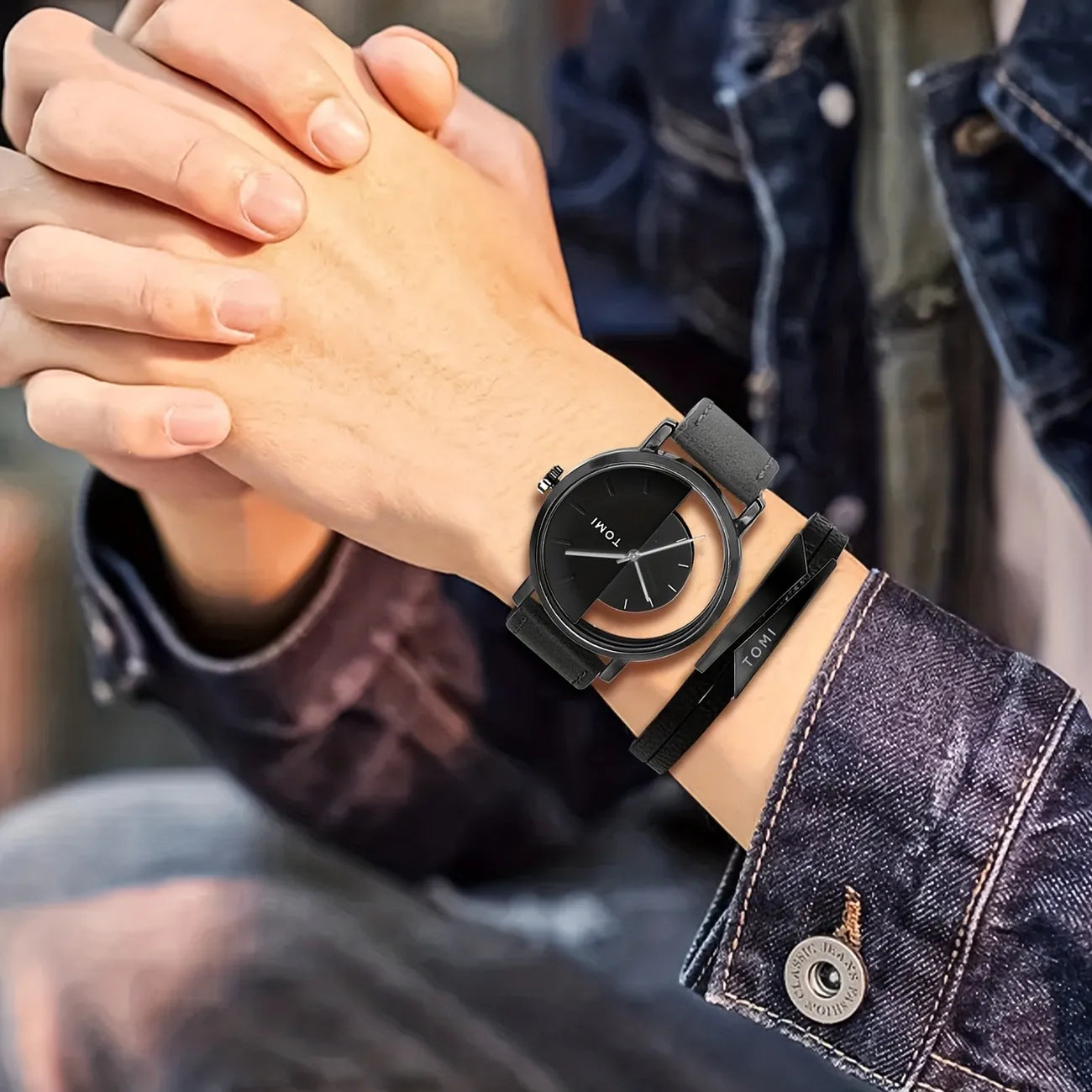 TOMI T-080 Unisex Watch With Bracelet