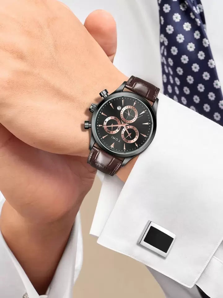 TOMI T-602 Chronograph Premium Luxury Business Men's Watch