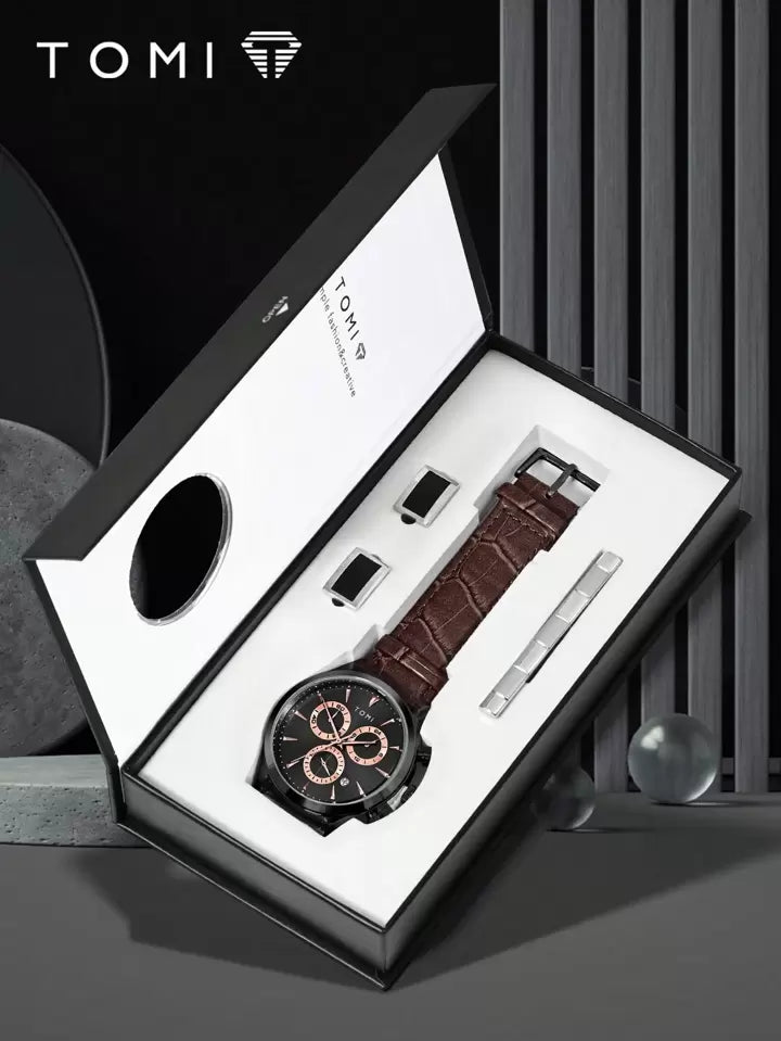 TOMI T-602 Chronograph Premium Luxury Business Men's Watch