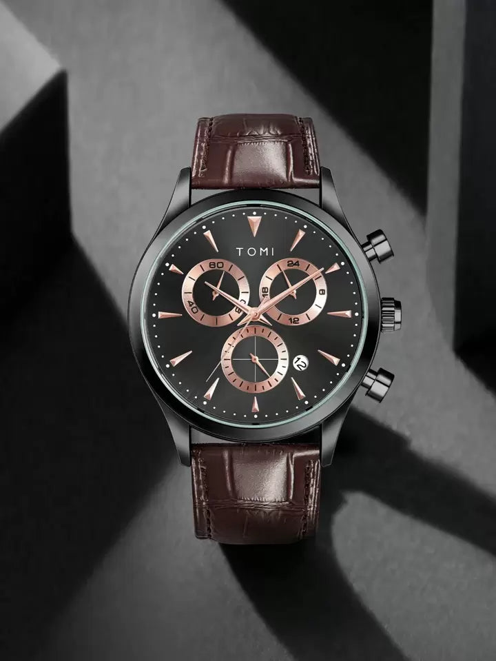 TOMI T-602 Chronograph Premium Luxury Business Men's Watch