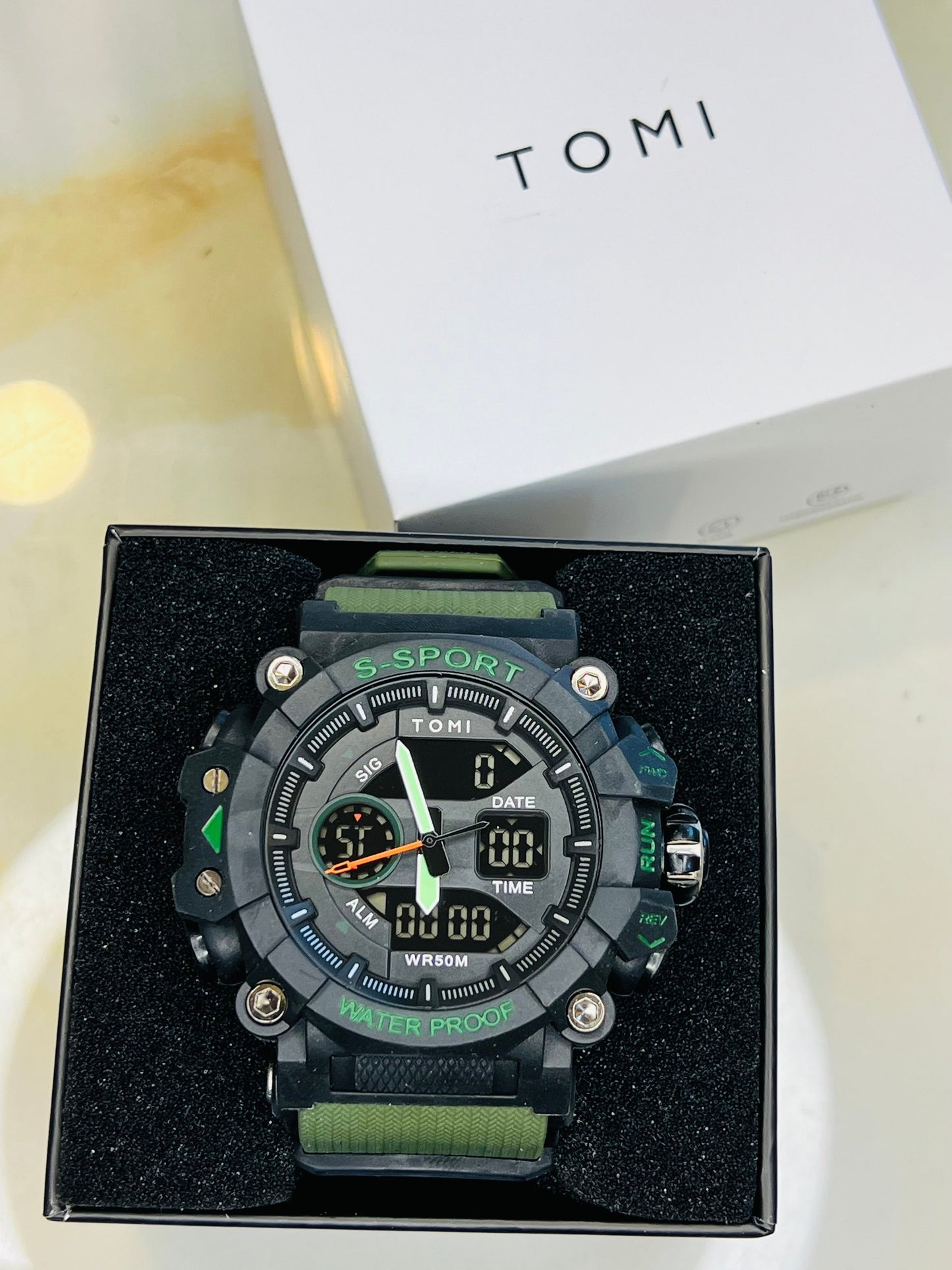 TOMI T-228 Men's Sports Watch Military Sports Watch