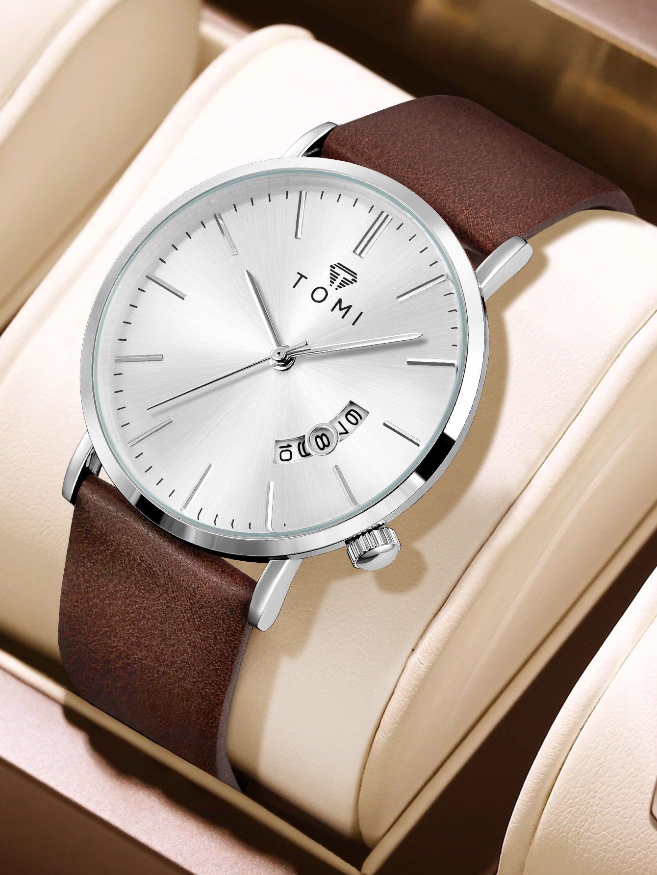 New TOMI T-018 Classic Slim Quartz Watch | Luxury Wristwatch with