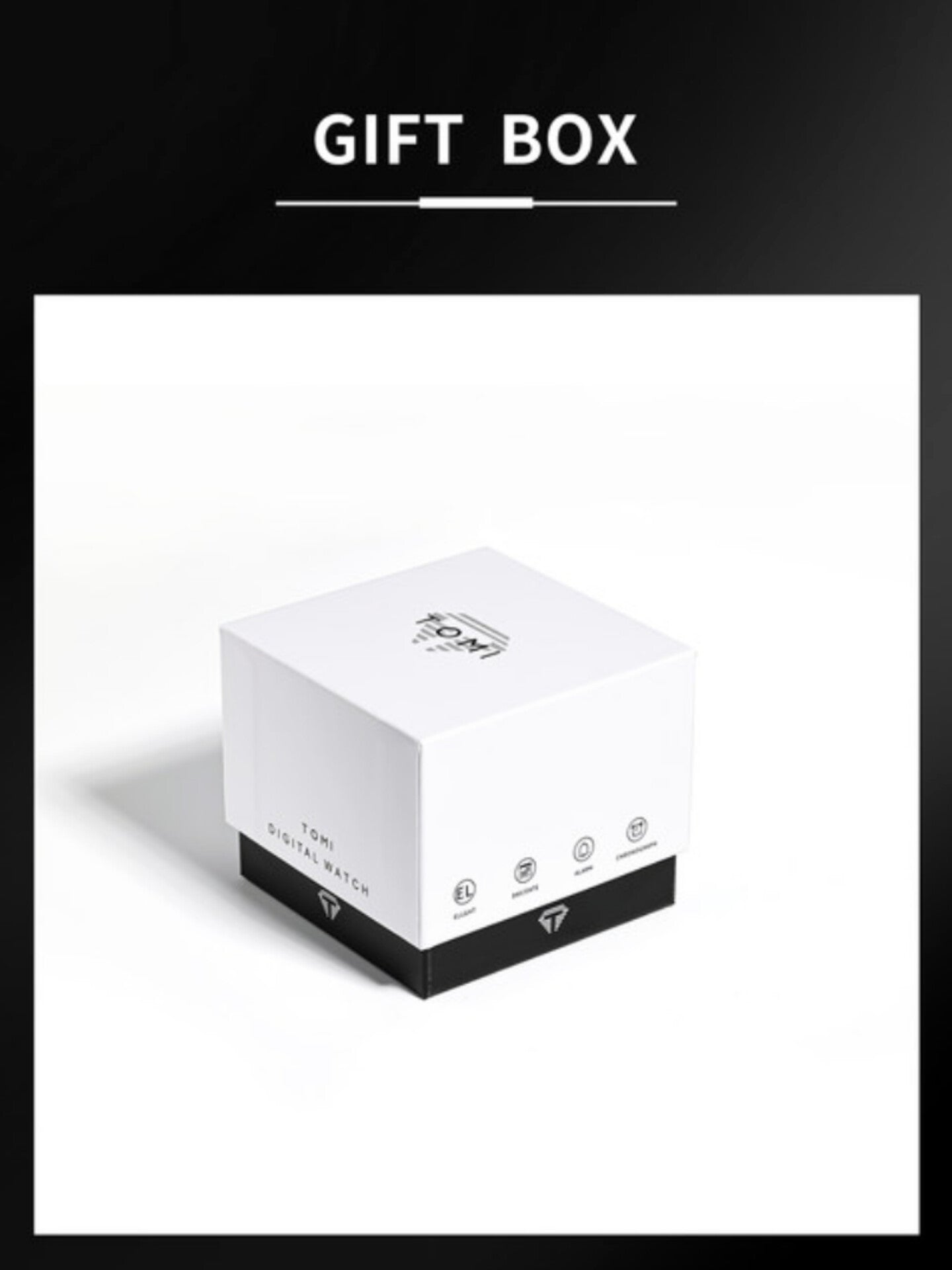 TOMI T-238 Dual Time Sports Watch Comfortable Straps Water Resistant