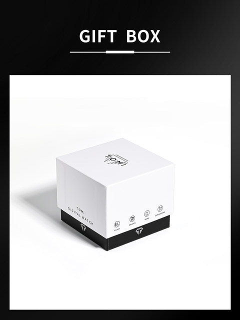 TOMI T-217 Dual Time Sports Watch Comfortable Straps Water Resistant