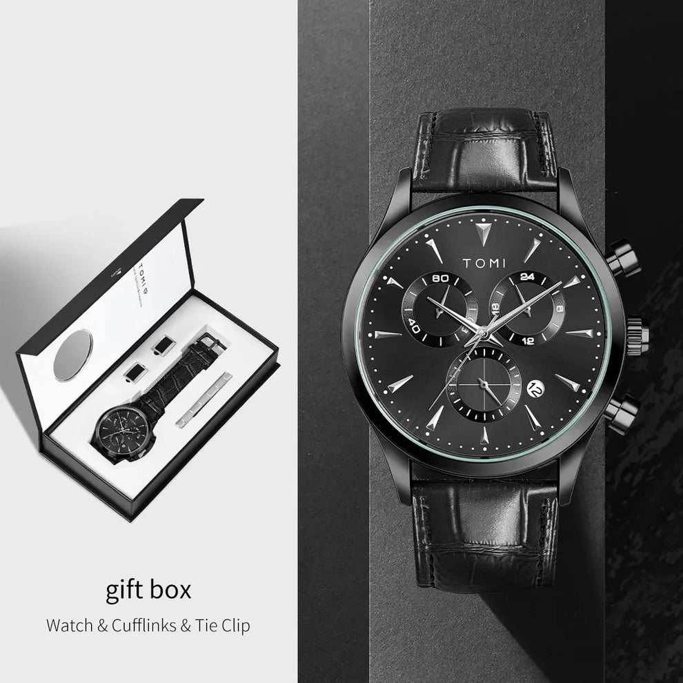 TOMI T-602 Chronograph Premium Luxury Business Men's Watch