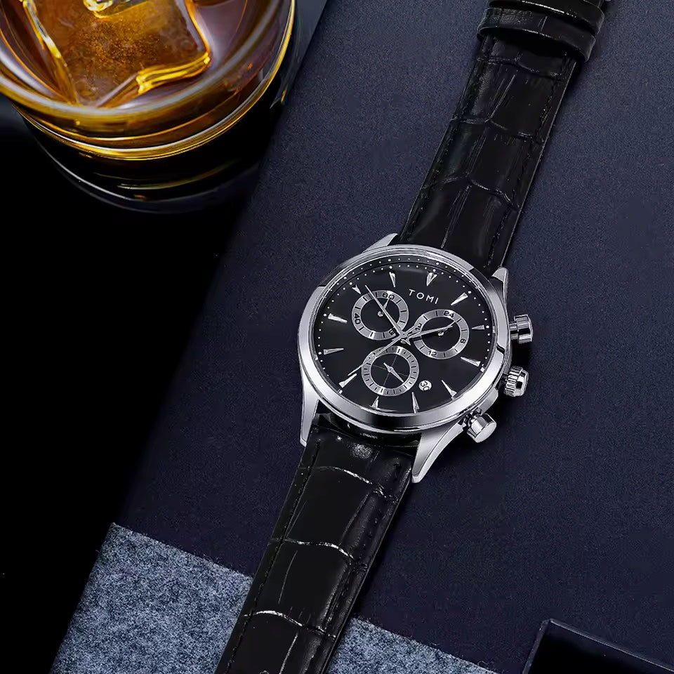 TOMI T-602 Chronograph Premium Luxury Business Men's Watch