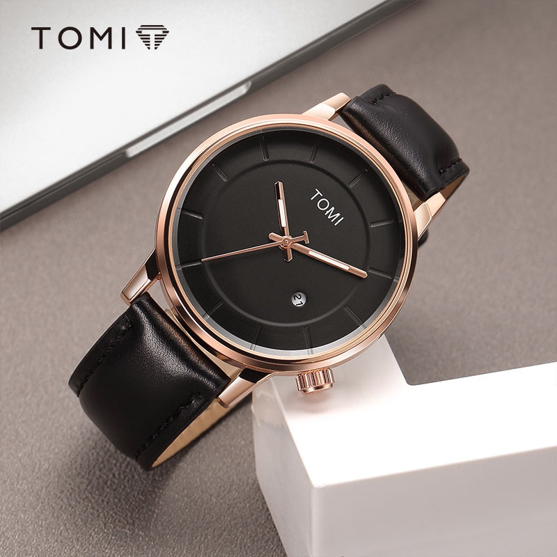 TOMI S8 Series Customised T-101 Gift Set Watch With Wallet And Pen Quartz