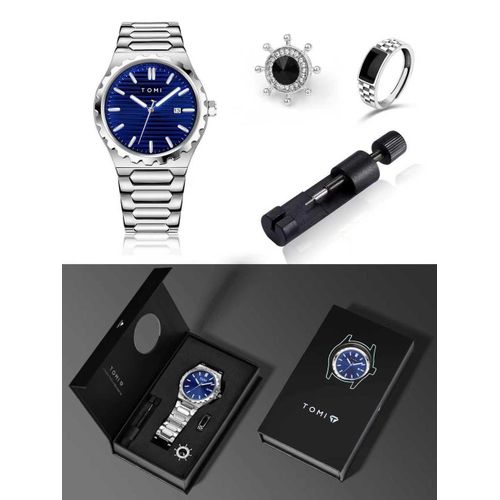 TOMI T-302 S3 Series Chain Watch With Ring Brooch & Chain Adjuster Gift Box