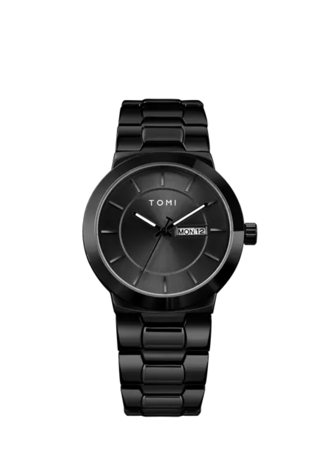 New TOMI T-303 High Quality Chain Watch – Day Date Quartz | Premium Gift Box Set