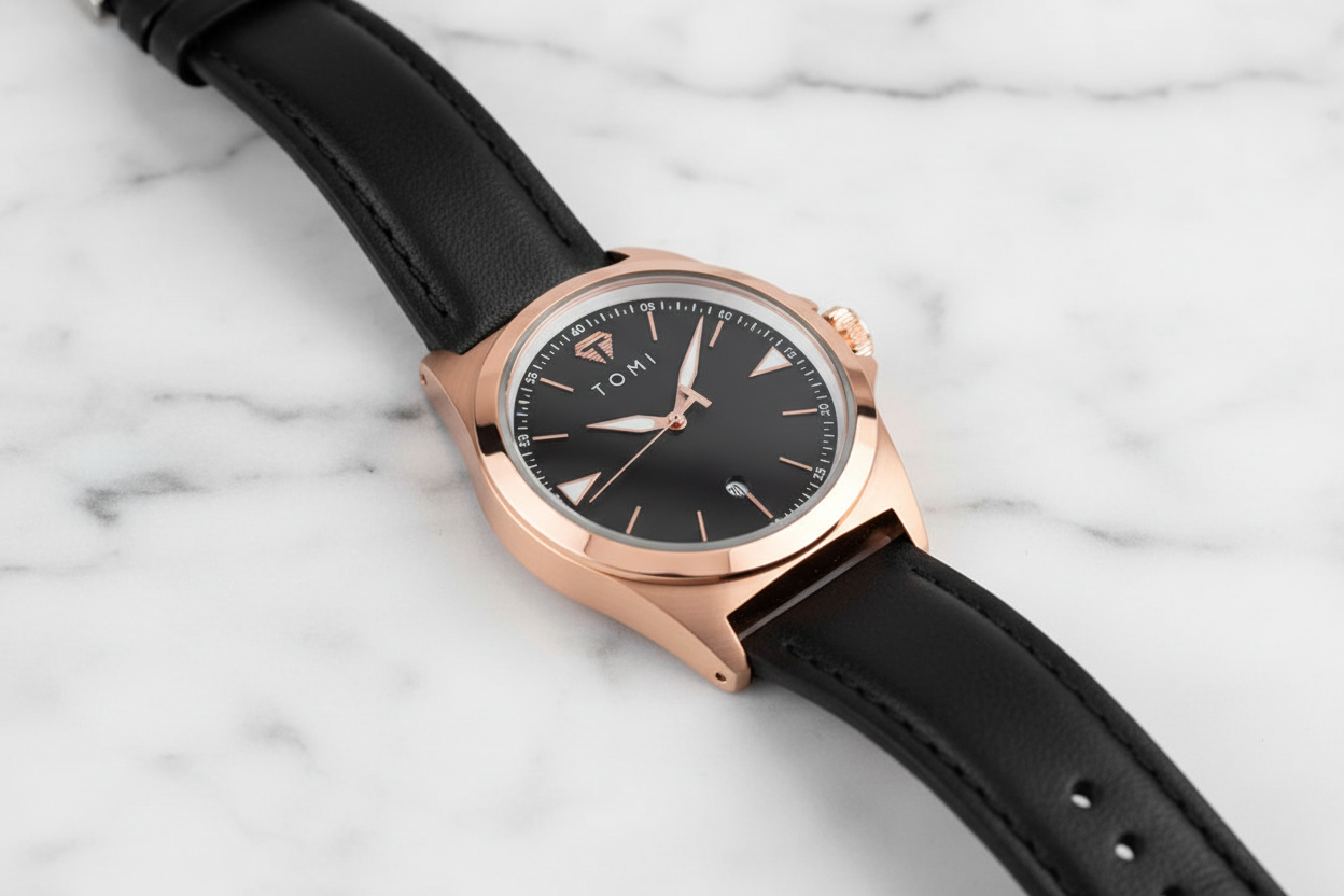 TOMI T-041  Premium Men’s Business Quartz Date Watch
