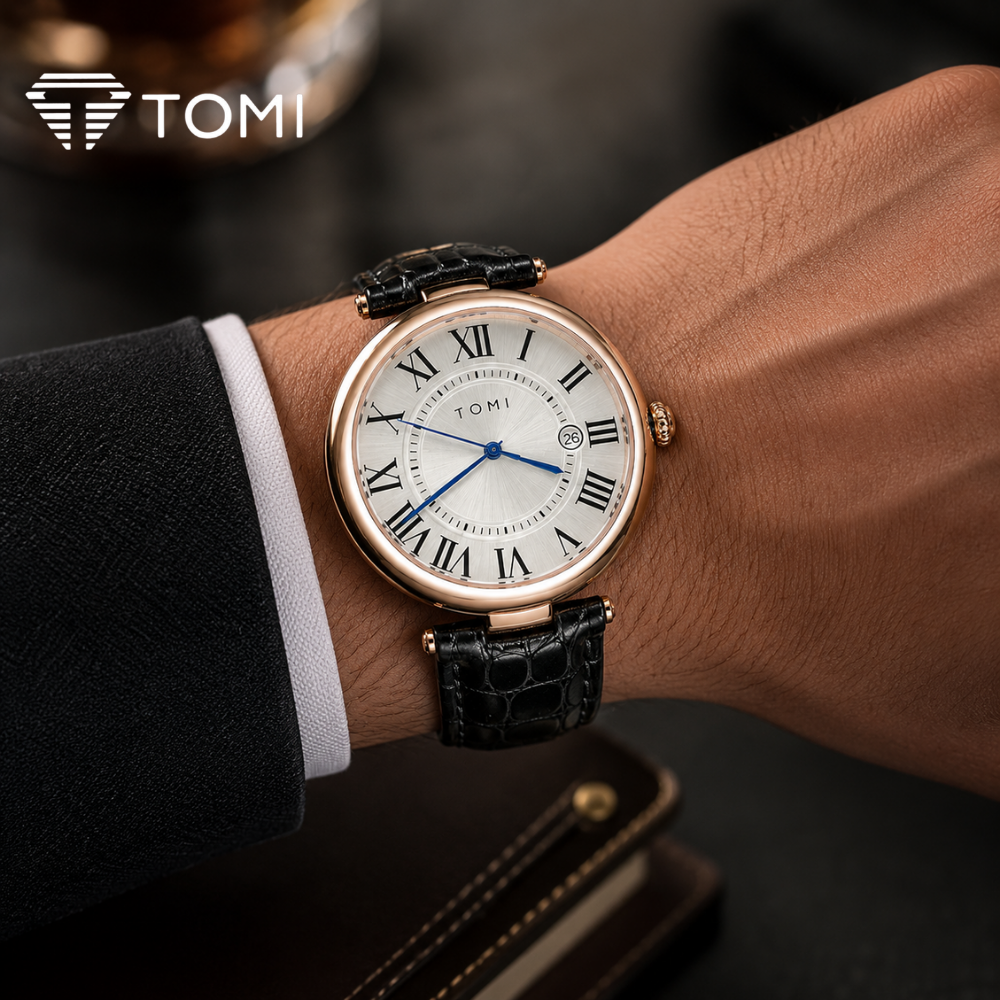 TOMI T-075 Business Luxury Wrist Watch