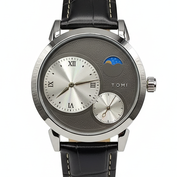 TOMI T-236 Side Second Moon Graph Watch