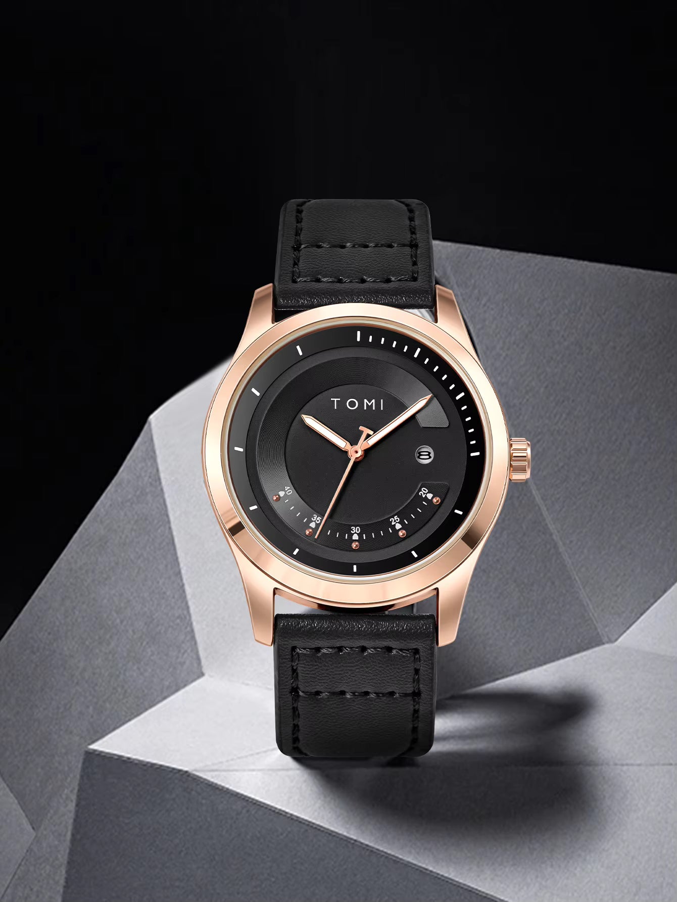 TOMI T-099 Business Wrist Watch For Men Date quartz