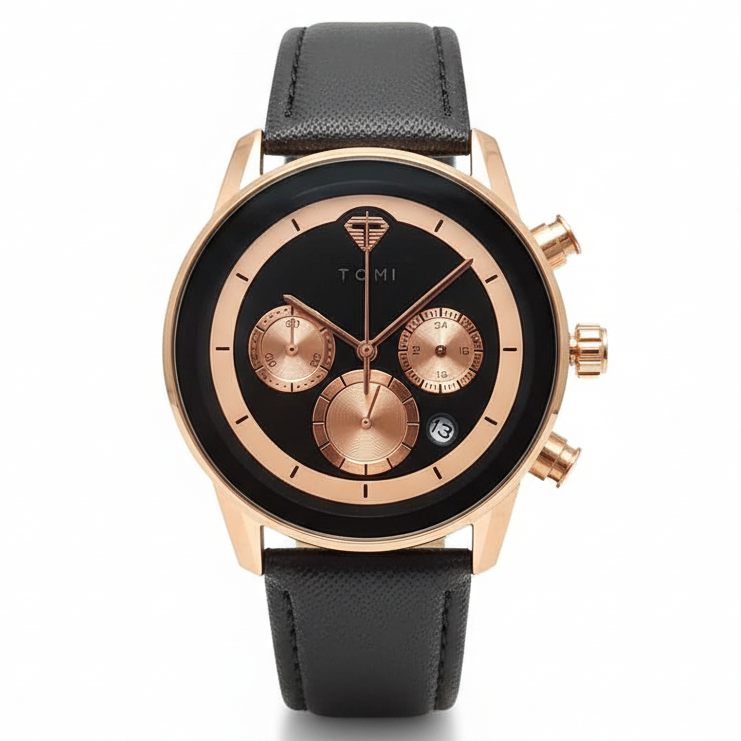 TOMI T-603 S6 Series Luxury Business Watch Cufflinks Tie Pin