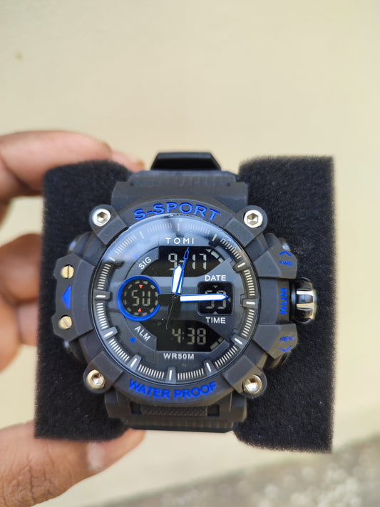 TOMI T-228 Men's Sports Watch Military Sports Watch