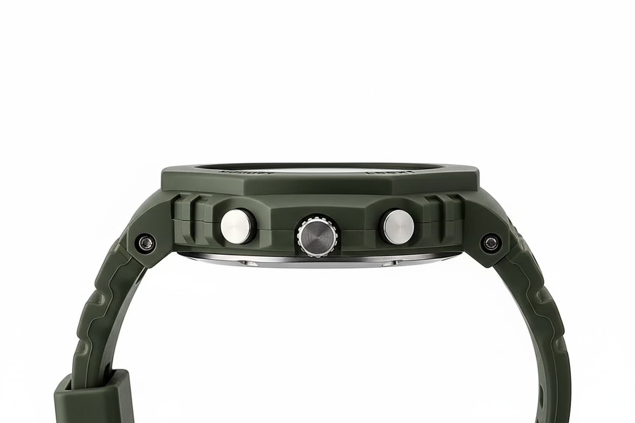 TOMI T-217 Dual Time Sports Watch Comfortable Straps Water Resistant