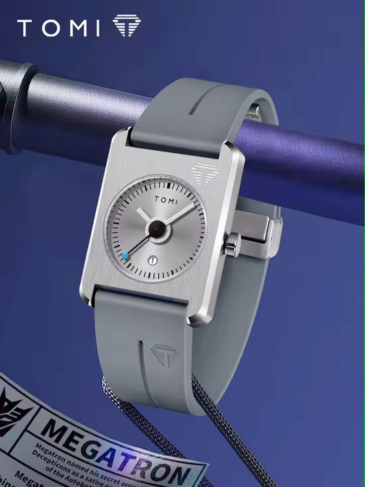 TOMI T-022 Magnet Lock Silicone Straps Tomi Tank Watch