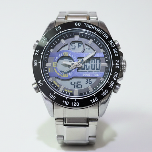 TOMI T-2106 High Quality Chain Watch Sport Edition Dual Time
