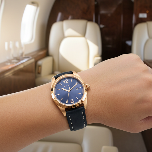 TOMI T-095 Luxury Watch Dial Quartz Date