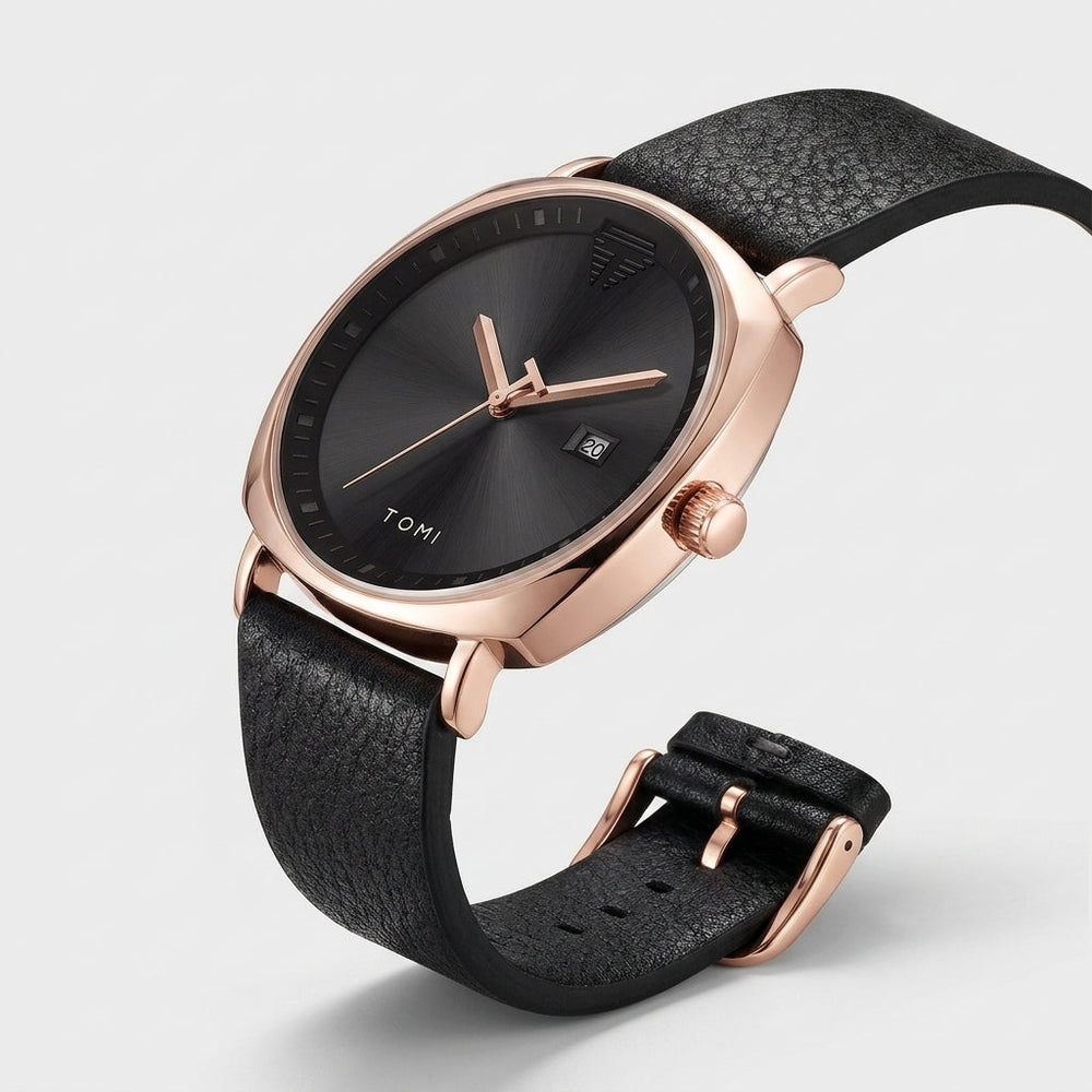 TOMI T-044 Luxury Watch Quartz Date | Premium Gift Box