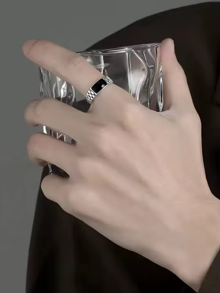 TOMI T-308 Luxury Chain Watch Date Day Luminous Dial Master-Lock Ring Brooch Chain Adjuster