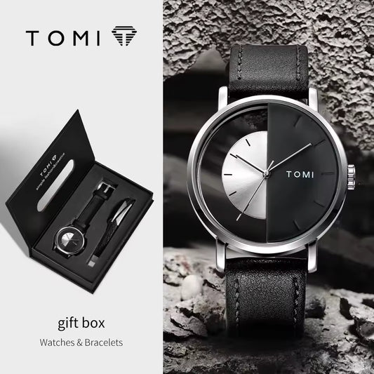 TOMI T-080 Unisex Watch With Bracelet