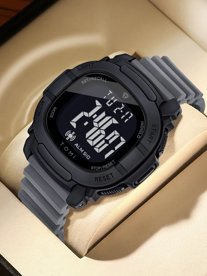 TOMI T-208 New Gift Box Packaging Men's Simple Casual Sports Electronic Watch