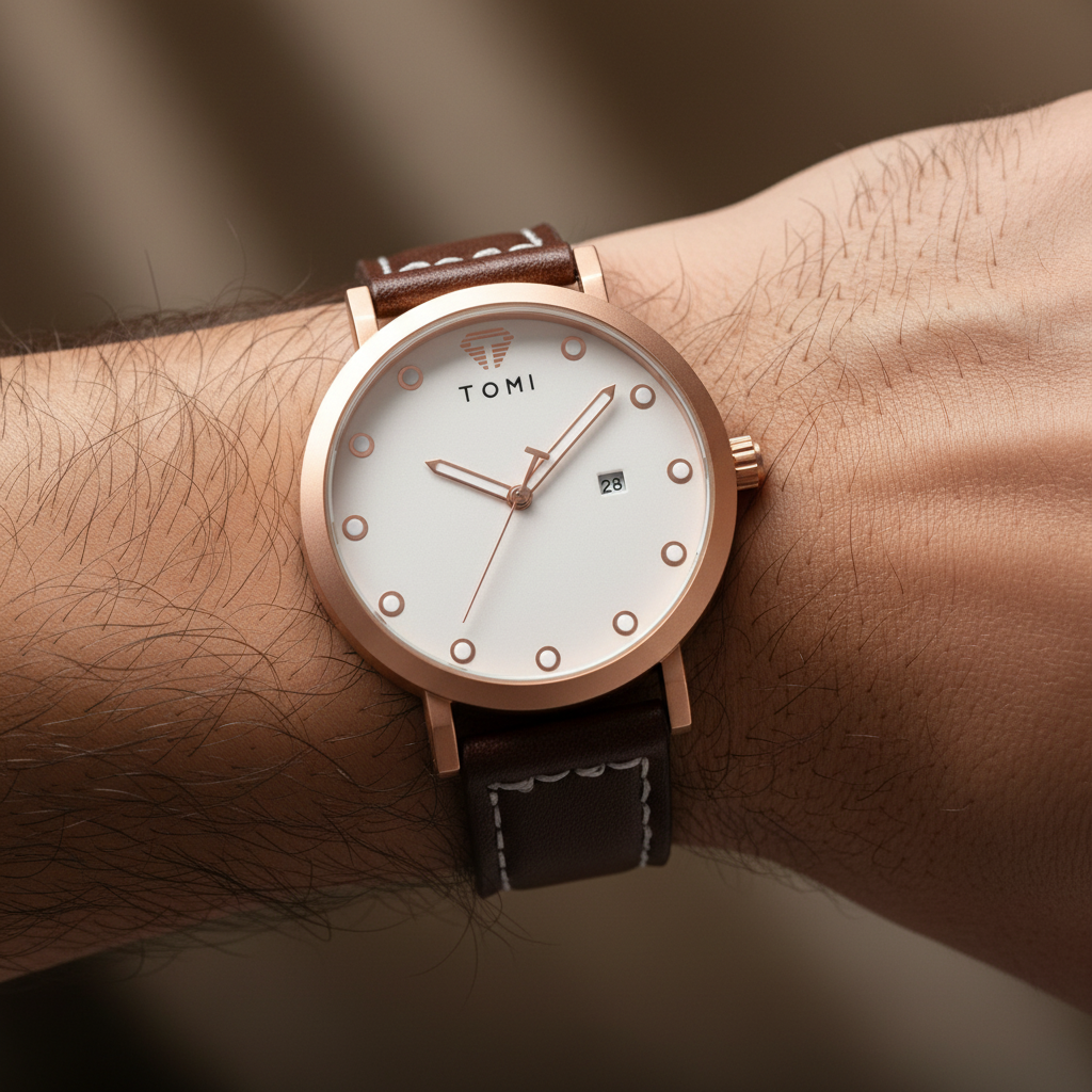 TOMI T-074 Luxury Watch Date Quartz