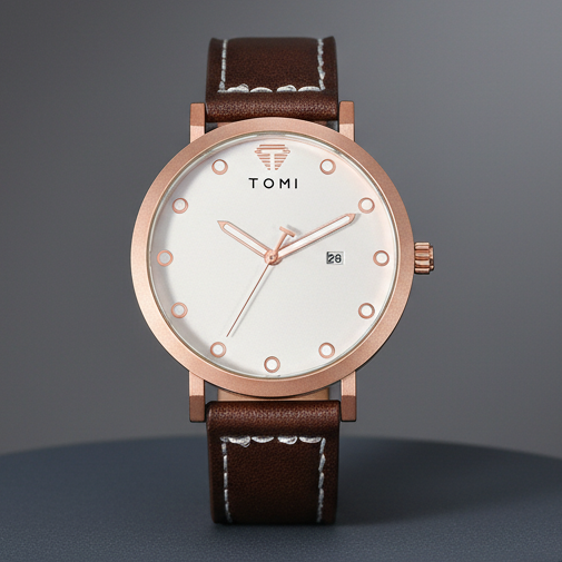 TOMI T-074 Luxury Watch Date Quartz