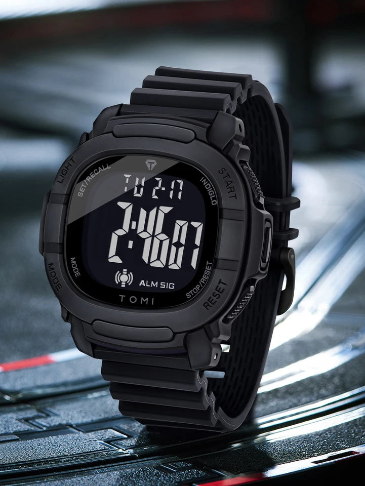 TOMI T-208 New Gift Box Packaging Men's Simple Casual Sports Electronic Watch