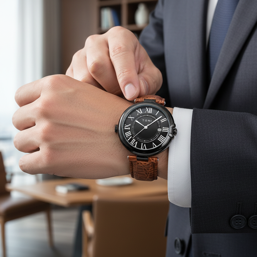 TOMI T-075 Business Luxury Wrist Watch