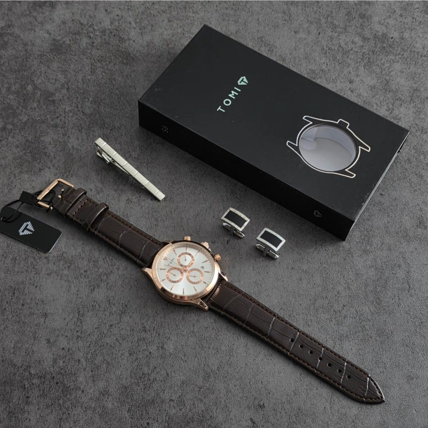TOMI T-602 Chronograph Premium Luxury Business Men's Watch