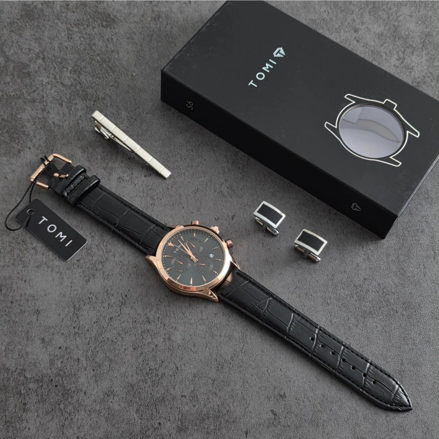 TOMI T-602 Chronograph Premium Luxury Business Men's Watch