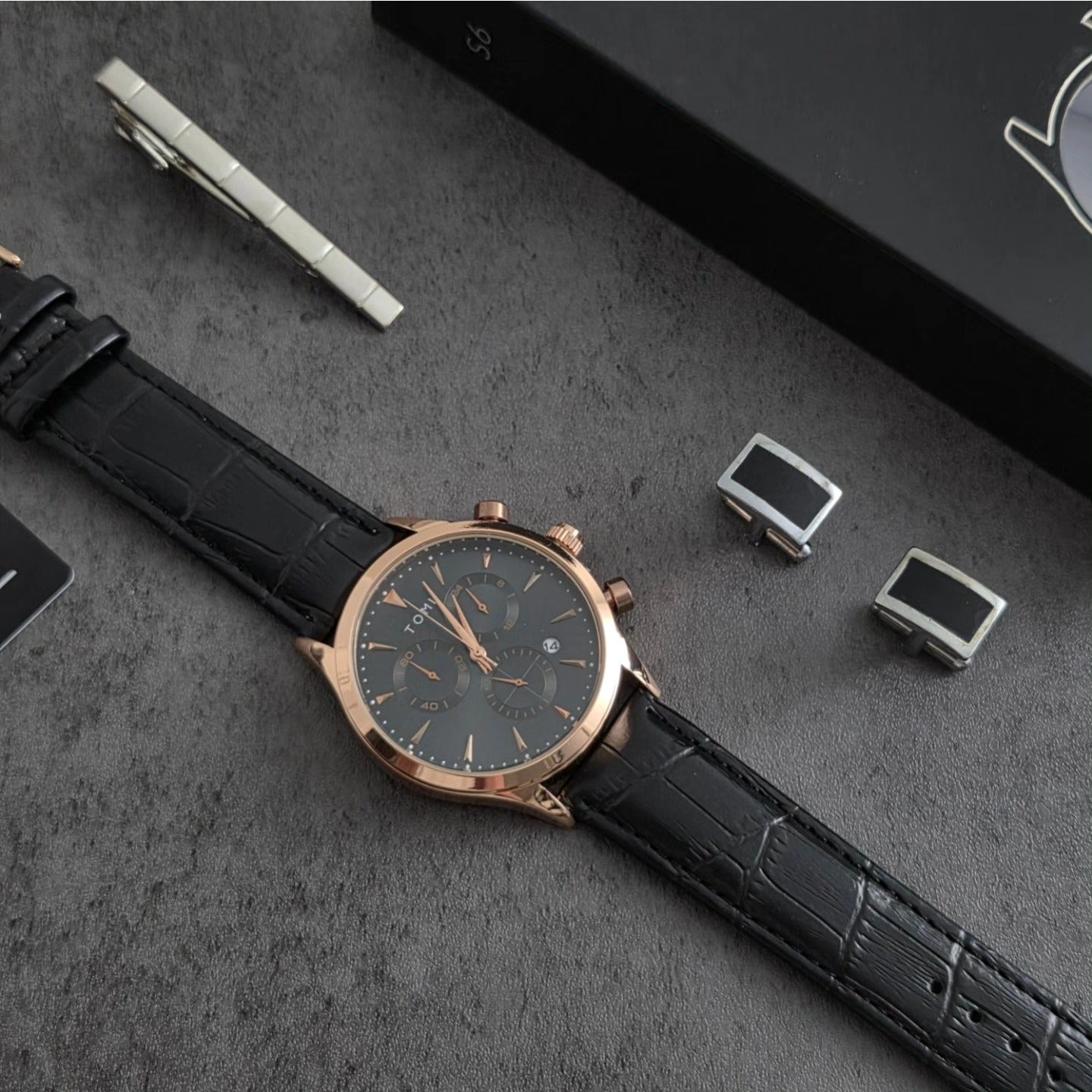 TOMI T-602 Chronograph Premium Luxury Business Men's Watch