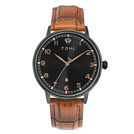 TOMI T-108 Calendar Dial Unisex Watch Quartz Date
