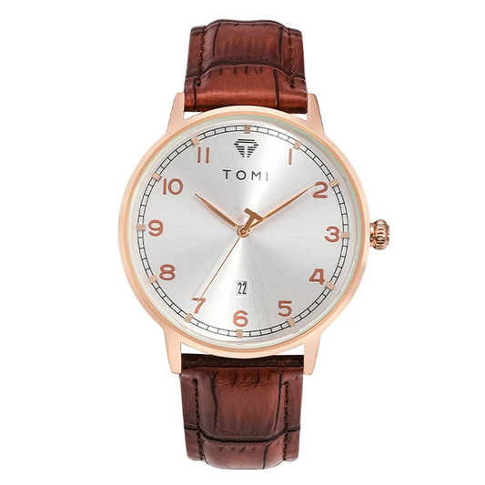 TOMI T-108 Calendar Dial Unisex Watch Quartz Date