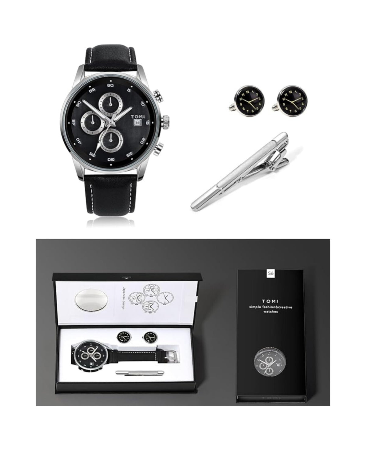 TOMI T-601 S6 Chronograph Watch Business Luxury Watch
