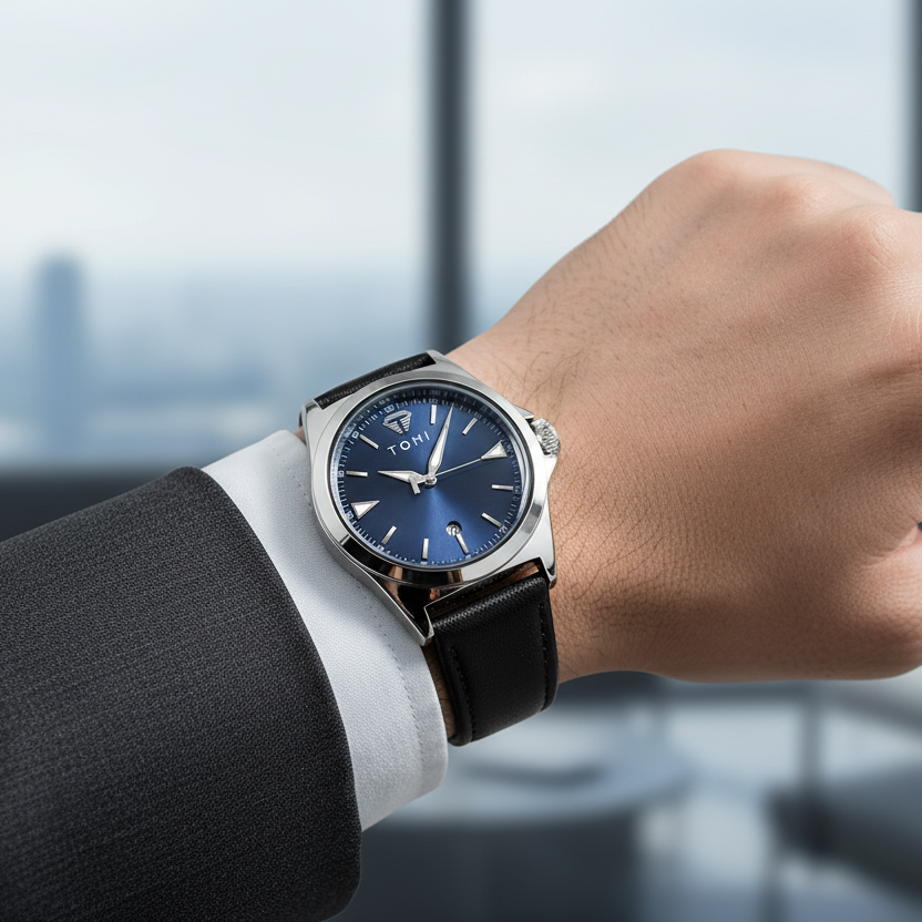 TOMI T-041  Premium Men’s Business Quartz Date Watch