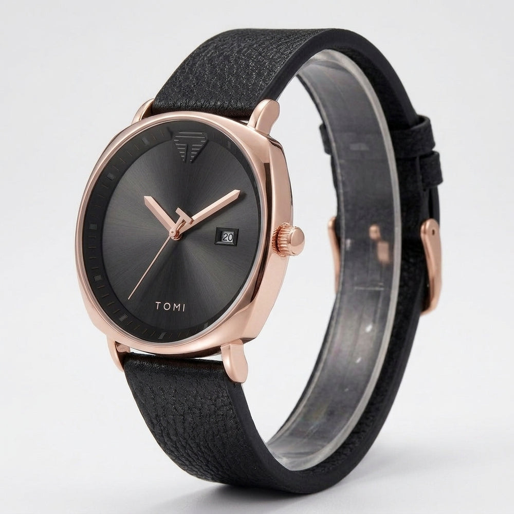 TOMI T-044 Luxury Watch Quartz Date | Premium Gift Box