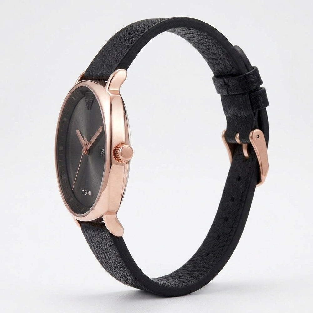 TOMI T-044 Luxury Watch Quartz Date | Premium Gift Box