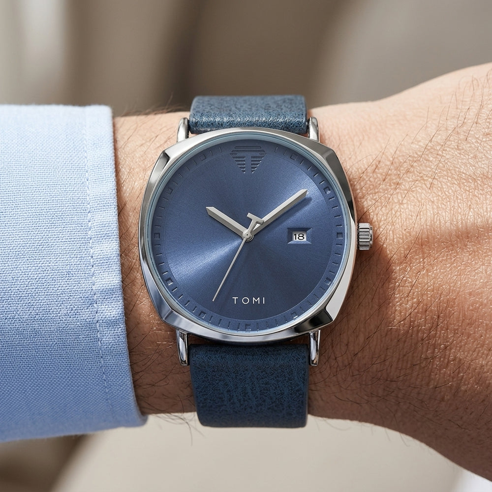 TOMI T-044 Luxury Watch Quartz Date | Premium Gift Box